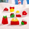 Предметы для украшения рождественского микро-ландшафта, Рождественские шляпы, Подарочные коробки, Декоративные изделия из смолы, Маленькие украшения