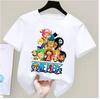 One Piece Boys and Girls Tshirt Summer Childrens Anime Tshirt Cute Clothes Fashion Cartoon Tshirt Birthday Gift Top