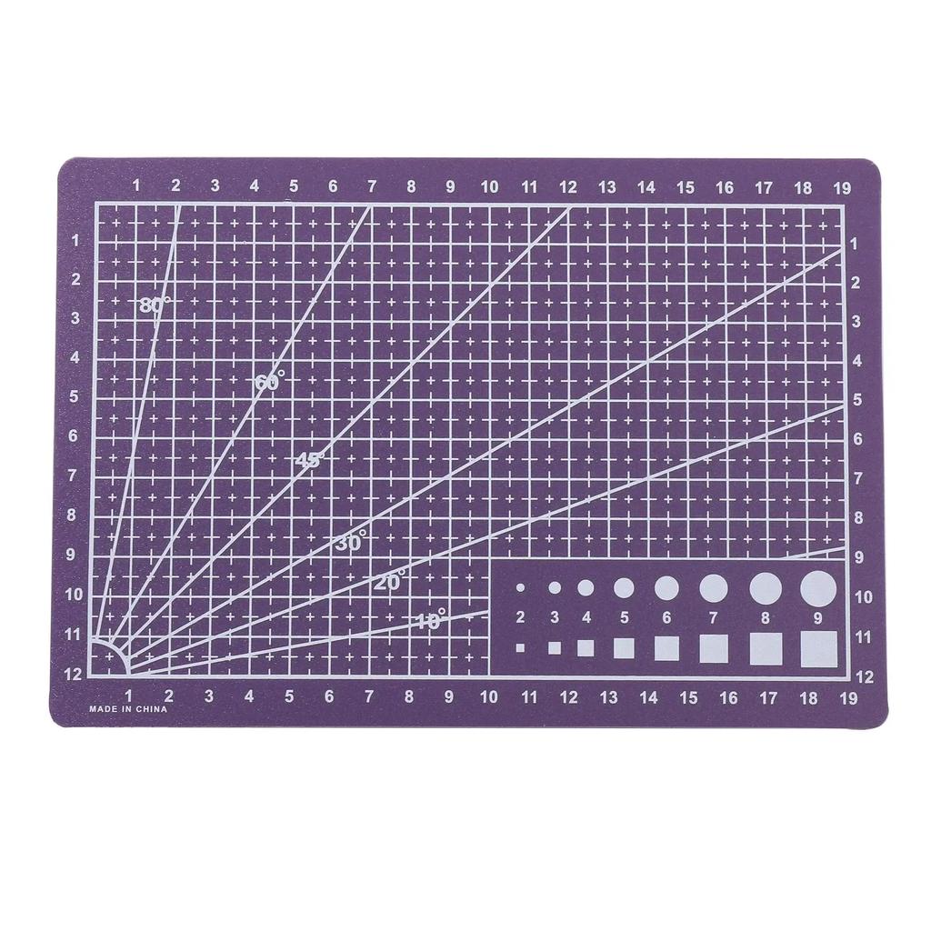 1pcs A5 PP Cutting Mat Cutting Board Workbench Patchwork Sewing Manual DIY Knife Engraving Leather Single Side Underlay