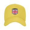 Модная Унисекс Бейсболка с Флагом Великобритании (UK) Регулируемая Кепка для Взрослых Унисекс Женская Спортивная Кепка Snapback