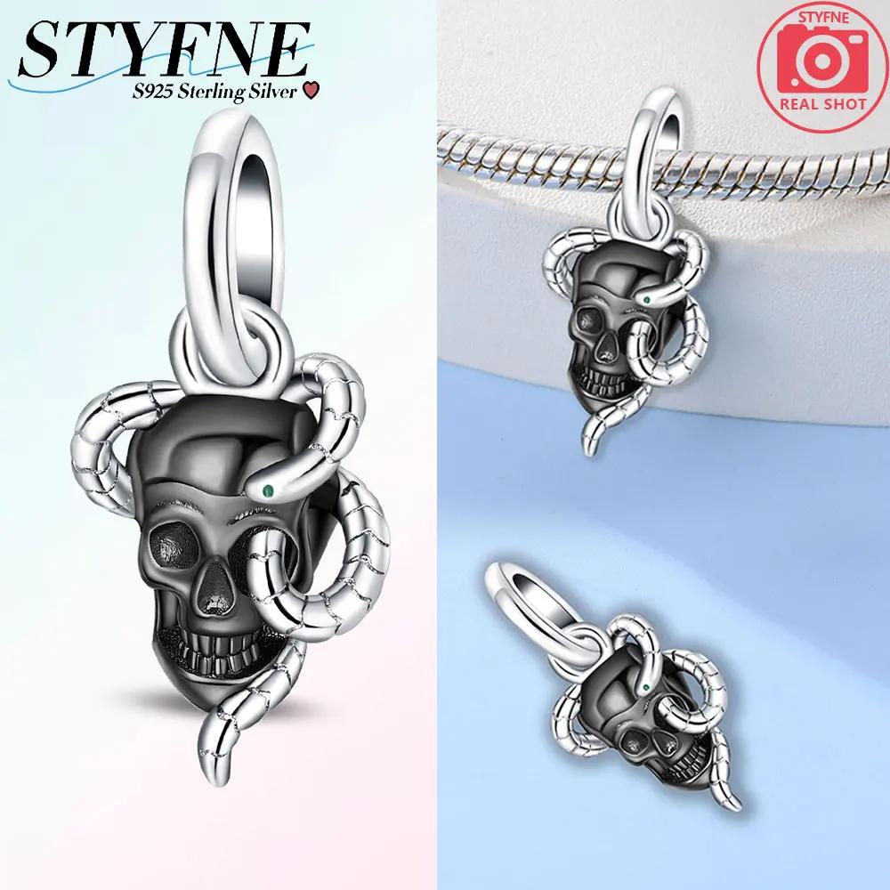 Anniversary Diablo Series Skull Flower Witch Furnace Sprouting Beads Pendant Copper Charms Fit Bracelet Diy Woman Jewelry