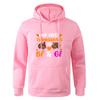 Autumn Hooded Sweatshirt Teens Long Sleeve Gray Black Sportswear Hoodie