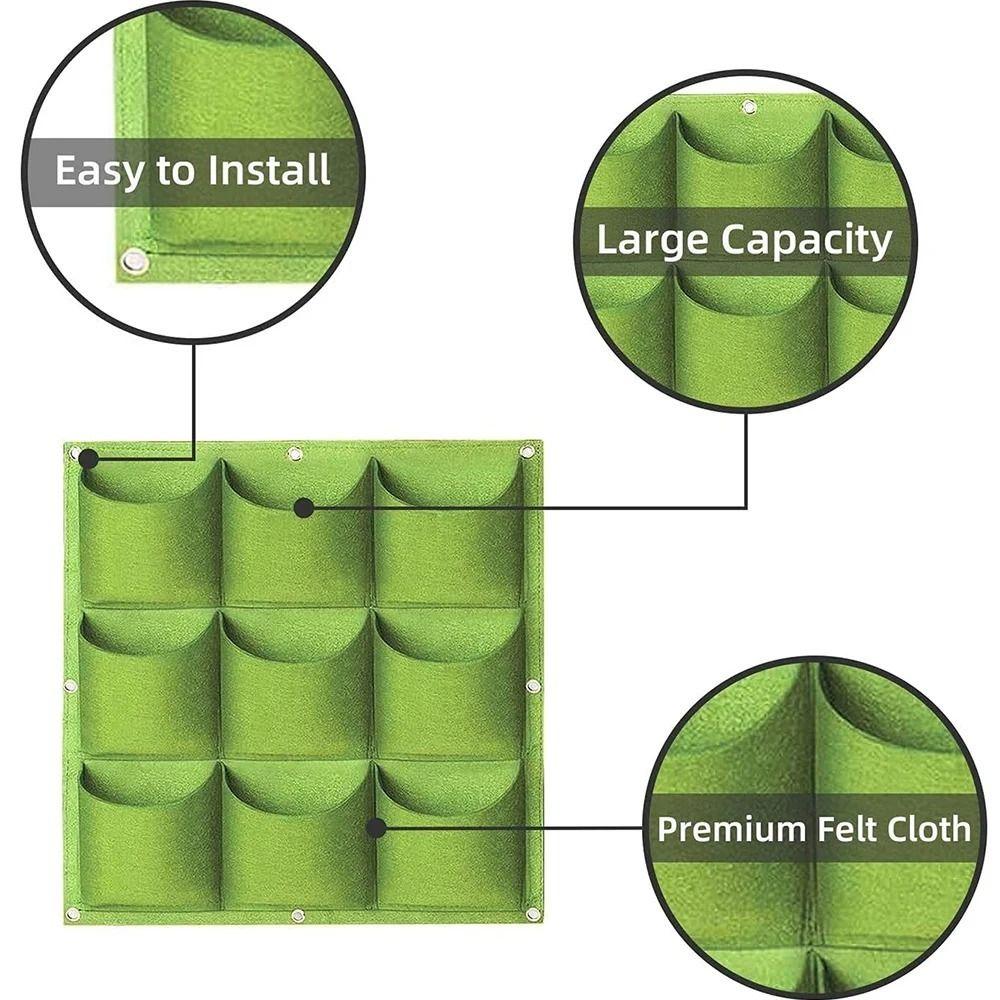 Садовые инструменты Садовый посадочный мешок Фетровый посадочный горшок для рассады Мешок для выращивания овощей Клубника Цветок