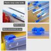 2/4/6 шт., резак для пластиковой пленки, двусторонние режущие инструменты для рулонов пищевой пленки, 13-дюймовая фольга, вощеная бумага, бумага для выпечки барбекю, пергаментная бумага, скользящий резак