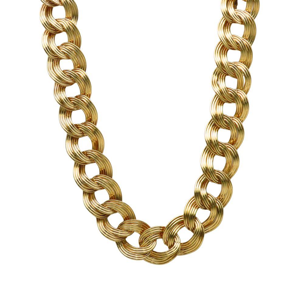 Б/у Ожерелье MONET Monet металл золотое покрытие