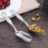 Stainless Steel Measuring Shovel Spoon Vintage Loose Leaf Tea Scoop Coffee Bean Scooper Long Handle Teaspoon For Kitchen Sugar