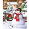 Frame Diy Painting By Numbers Kits Christmas Gift Coloring By Numbers For Adults Snowman For Home Decoration 40x50