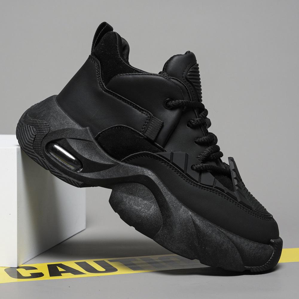 Модные повседневные кроссовки на платформе, обувь для пап, осень 2024, новый стиль обуви, чтобы повысить высоту модного тренда с мужской обувью