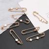 Adjustable Waist Skirt Pin: Anti-Exposure Metal Brooch Clothing Accessory