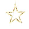 1Pcs Christmas LED String Light Sucker Christmas Tree Pendant Window Ornaments  Snowflake Santa Bells Fawn Pentagram