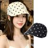 Y2k Forward Cap Thin Newsboy Cap Personality Polka Dot Beret  Outdoor