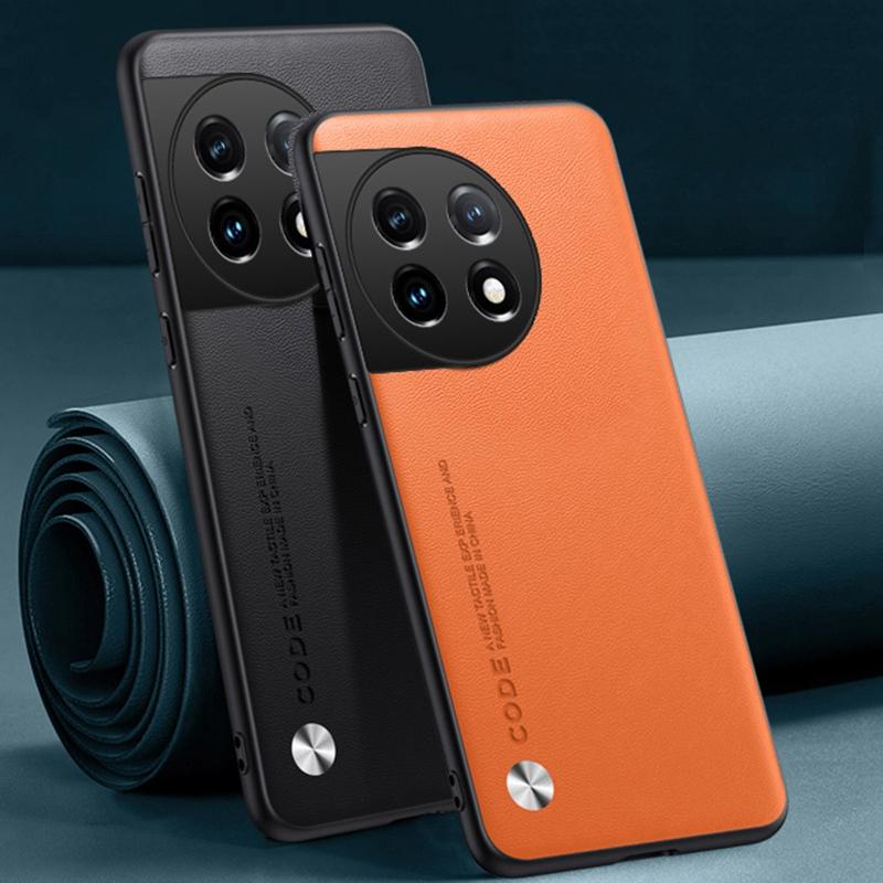 Роскошный чехол из искусственной кожи для OnePlus 11 5G, задняя крышка, силиконовый противоударный чехол для полной защиты телефона для One Plus 11 OnePlus11