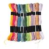 Brazilian Thread Bracelet Skeins of Cotton 12 Colors. Pastel