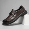 Fashion Handmade Male Comfy Walking Shoes Genuine Leather Slip On Mens Loafers New Trend Casual Shoes Moccasins Hot Sale Drive Footwear