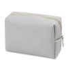 Women's Large Capacity Makeup Bag, PU Leather Cosmetic Organizer, Waterproof Travel Toiletry Bag with Handheld Strap for Ladies