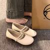 Fashion Korean Shoes Soft Female Footwear 2025 Comfortable New Summer Driving Dress Flat Mary Janes Shoes Woman Comfortable And Elegant