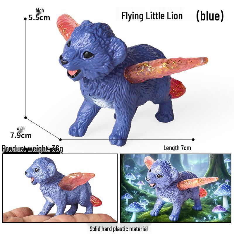 Dinosaur & Dragon Plastic Toy Set: Mythical Animal Figures for Kids