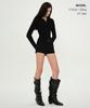 MUSINSA STANDARD WOMAN Женские микро-джинсовые шорты [Черный]