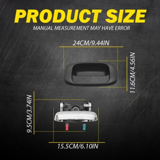 Хромированная накладка на ручку задней двери Для Chevy Silverado 1500 1999-2006 15755402