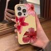 Красная Лилия Чехол для Телефона Подходит для IPhone 17 Pro Max Air 16 15 Plus 14 13 12 11 Чехол Обложка Funda Для IPhone 16 15 14 Plus Чехол