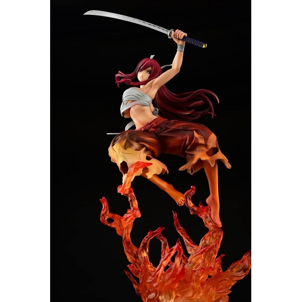 Orca Toys 16 Scale Erza Scarlet Samurai-Kouen Banjou-ver.Red PVC Painted Finished Product Approx. Height 435mm Made of PVC