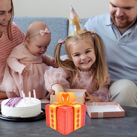 3D раздражающая подарочная коробка с винтами головоломка подарочная коробка с поворотным механизмом хранения