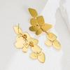 Cloud exaggerated earrings titanium steel stud earrings women's small fragrant style does not fade party gift