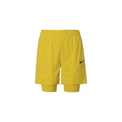Nike Теннисные шорты Court Slam Мужские Ярко-серно-желтые FD5285-709