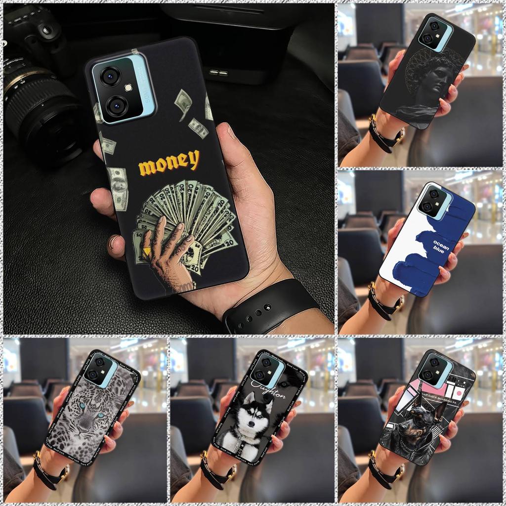 Protective Full Wrap Phone Case For Blackview Oscal C70 TPU Anti-dust Fashion Design Silicone Cartoon Back Cover Cute