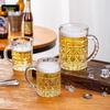 Flavinmci Crystal Glass Beer Mug Set
