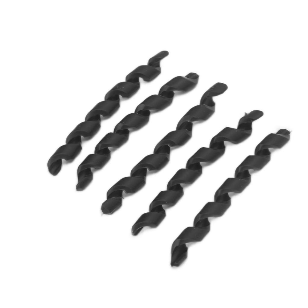 5Pcs Bicycle Line Protector Threaded TPR Elastic Rubber Easy Install Bicycle AccessoriesBlack