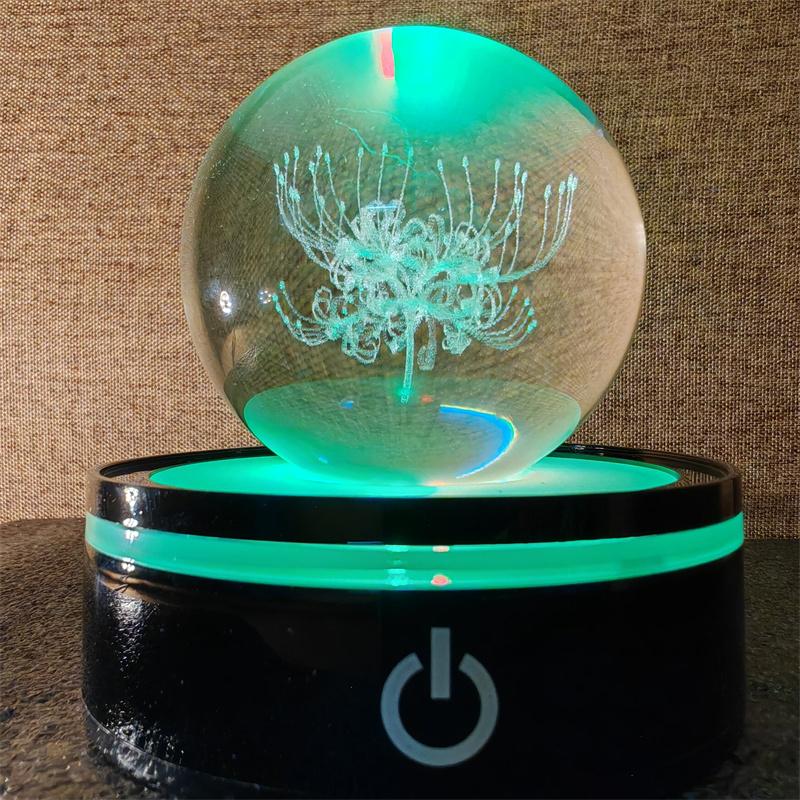 Солнечная система 3d хрустальный шар Хрустальный глобус Лазерная резка Хрустальный шар с шаровой подставкой Декоративные сферы планет Галактика Подарок на день рождения Украшения
