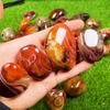 Natural Irregular Polished Palm Stone Smooth Agate Stone for Gift Sardonyx Tumbled Crystal Healing Stone