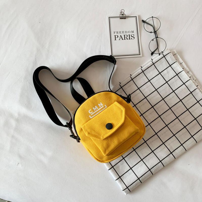 Canvas Bag For Women With Print Design And Zipper Closure For Daily Use