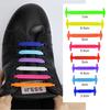 Women Men No Tie Kids Adult Sneakers Lacing Shoelace Buckle Shoes Accessories 16pcs Lazy Shoelace Silicone Quick Lace Elastic