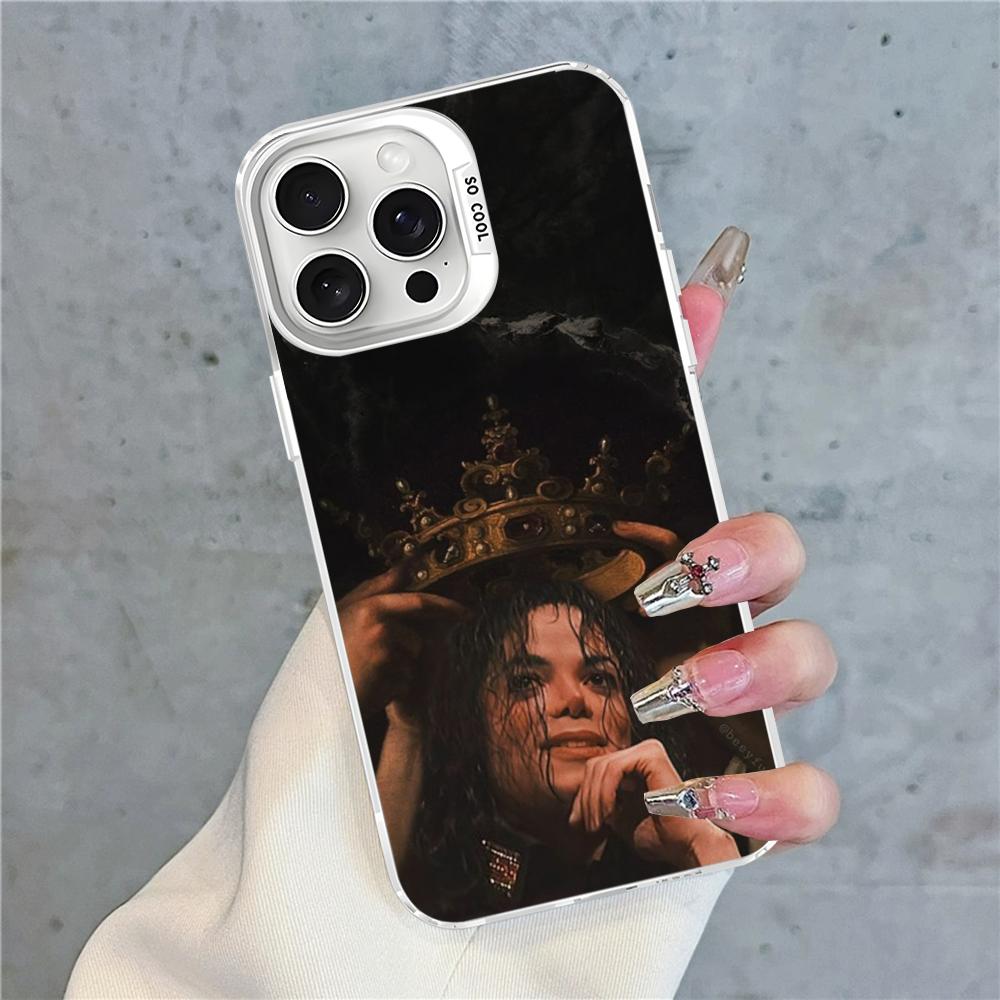 Чехол для телефона Майкл Джексон Горячий певец Для IPhone 16 15 14 13 12 11 Pro Max X XR XSMAX 8 7 Plus Матовый Ударопрочный Задняя крышка