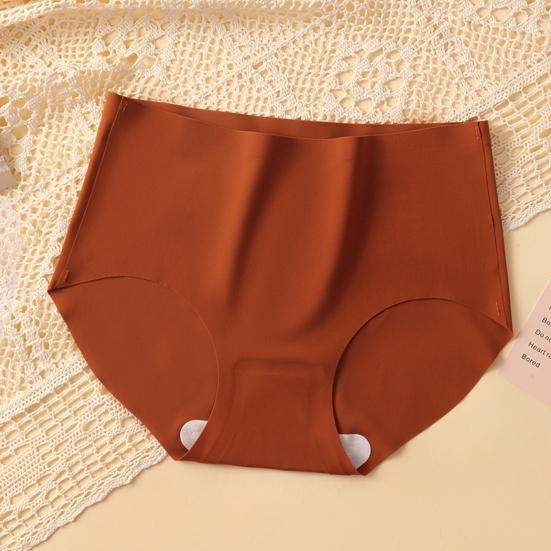 Женские бесшовные трусы 3/6 шт., нижнее белье Ice Silk, со средней талией, не показывающие трусики, мягкие дышащие трусы