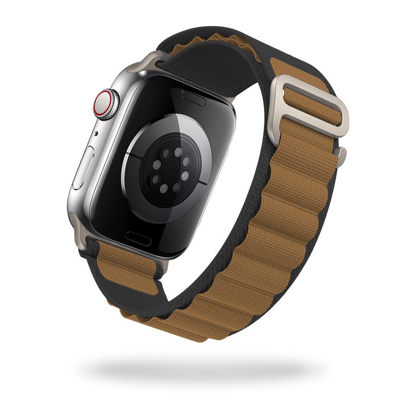 Ремешок Alpine Loop для Apple Watch ultra 45 мм, 41 мм, 44 мм, 40 мм, 49 мм, 42 мм, 38 мм, металлический браслет iWatch Ultra SE 8, 7, 6, 5, 4, нейлоновый ремешок