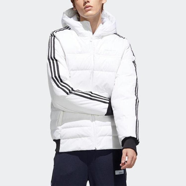 adidas Нео повседневная мужская куртка-пуховик с капюшоном, верхняя одежда GJ8864