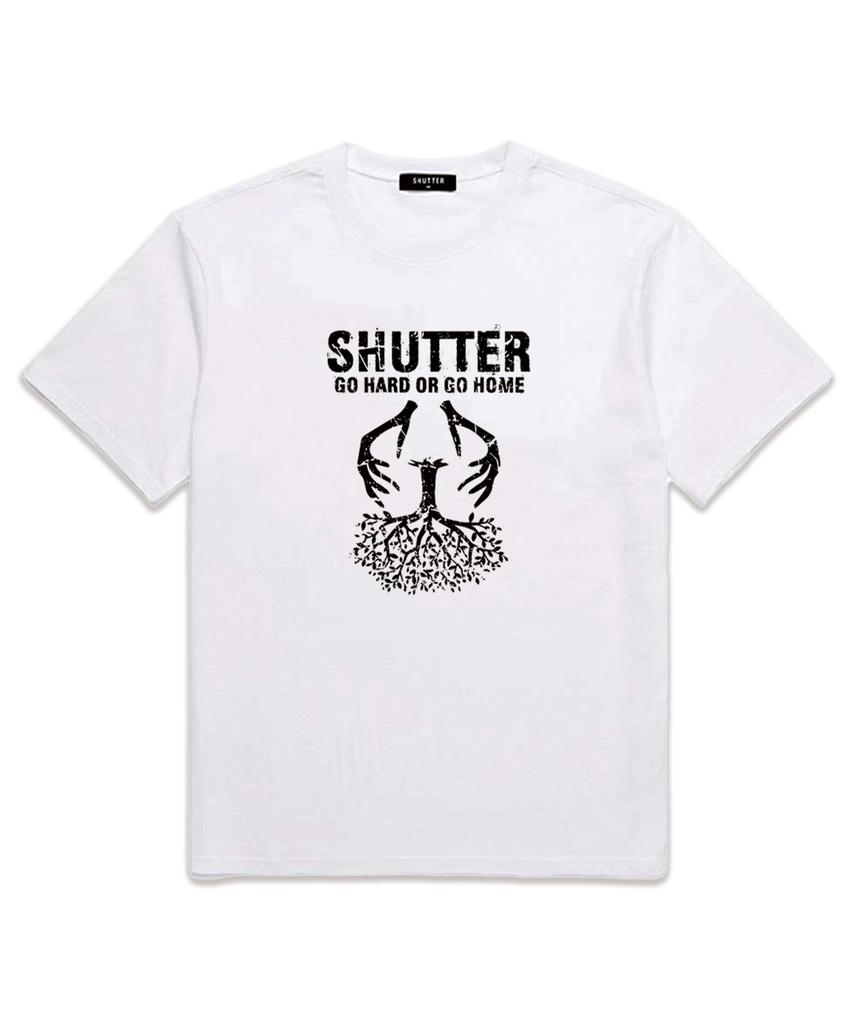 Футболка с коротким рукавом SHIRTER с логотипом дерева (Ss016) белый