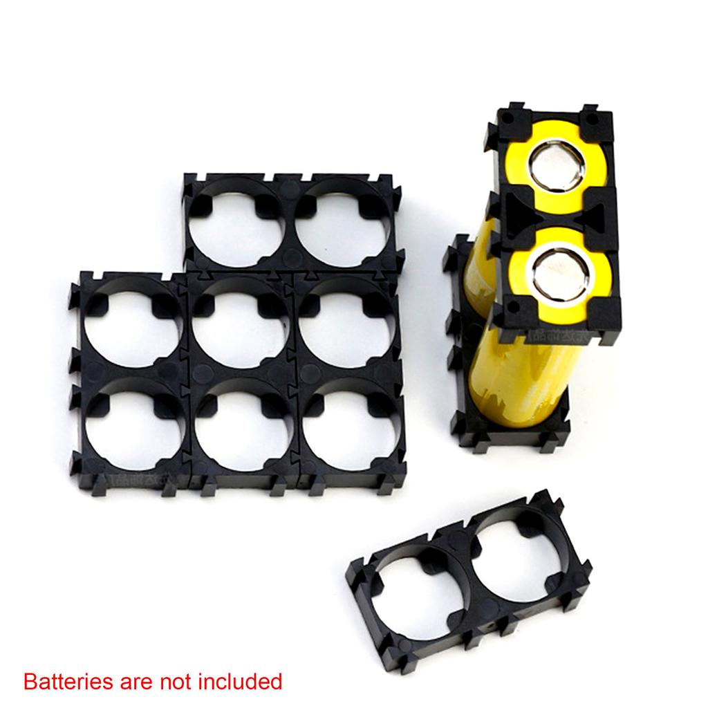 100Pcs Lithium Battery Pack Bracket Cell Spacer Double Battery Holder Bracket