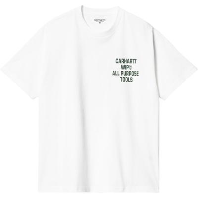 Футболка с крестовым винтом Мужские Топы Белый I033949-02-XX