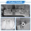 X Autohaux 1 Pc No.2152023601 Engine Oil Pan for Hyundai Elantra Aluminum Alloy Silver Tone