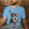 Fun Vintage Chihuahua Unisex Unisex Tshirt Fashion Cartoon Dog Lovers Gifts Male Short Sleeve Tshirts