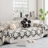 1/2/3/4 Seater Geometry Printed Sofa Cover Chenille Sofa Towel Blanket Couch Cover Soft Universal Anti-cat Scratch Sofa Blankets