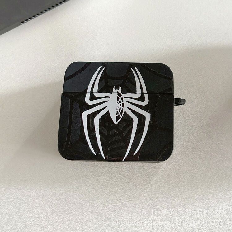 Big spider, suitable for AirPods Apple Bluetooth wireless headset case case square case anti-drop creative cartoon