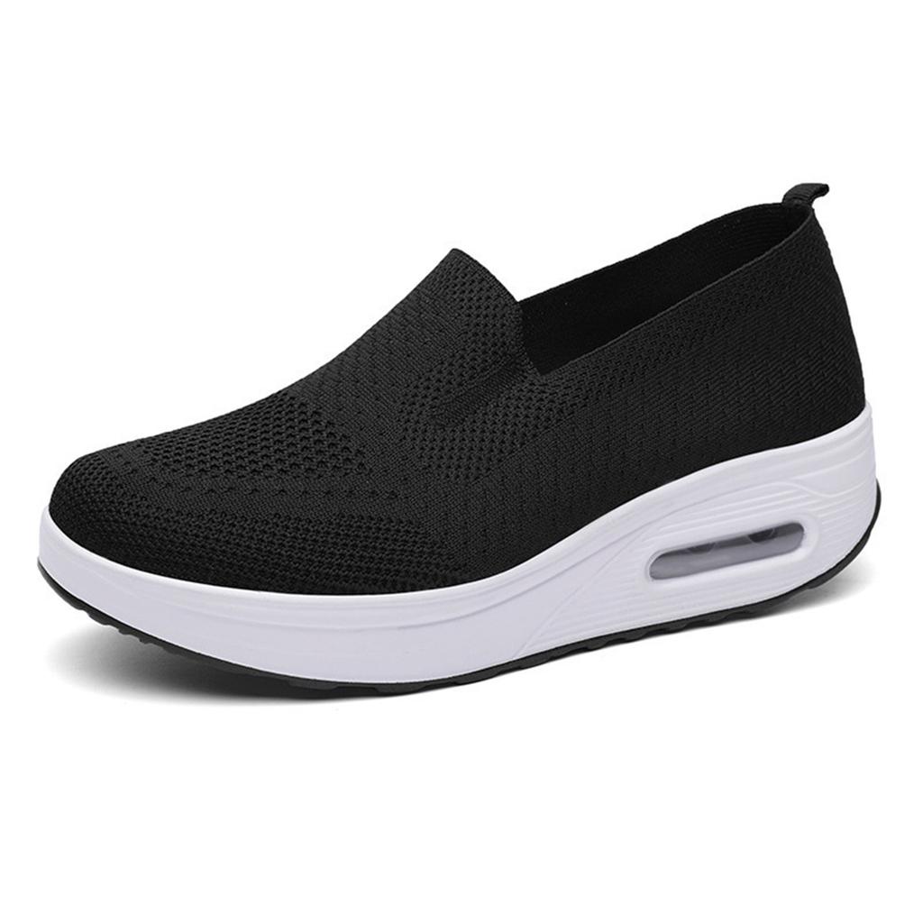Женские повседневные кроссовки Slip on, дышащие, с сетчатым верхом, для бега, ходьбы, езды на велосипеде, вождения