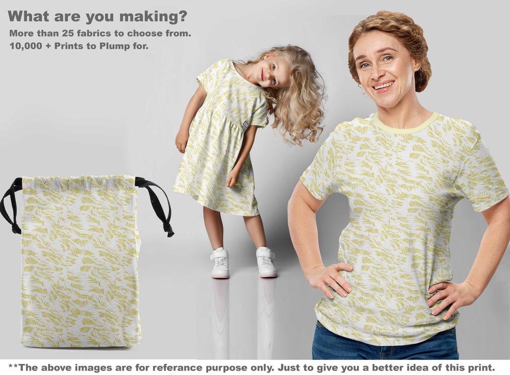 oneOone Хлопчатобумажная гибкая светло-желтая ткань, тропические ремесленные проекты, декоративная ткань, напечатанная во дворе, 40 дюймов