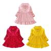 Autumn Casual Baby Girls Dot Print Long Sleeve Dress Kids Toddler Party Princess Dress