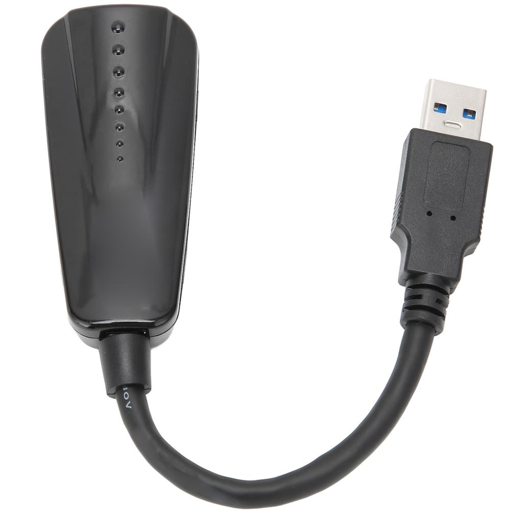Адаптер USB к Ethernet 101001000M USB 3.0 к RJ45 LAN ABS Сетевой адаптер Совместим для Windows для